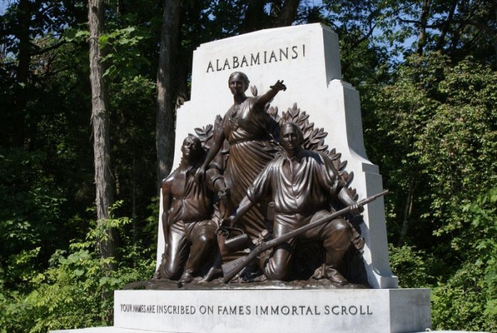 Alabama monument, Gettysburg