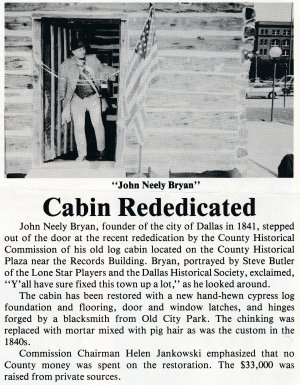 Cabin Rededicated