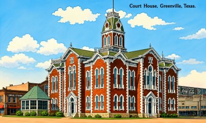 Hunt County Courthouse in Greenville