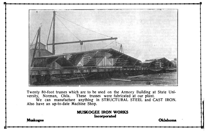 Muskogee Iron Works advertisement