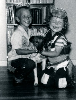 Steve Butler, Kathleeen Jenkins, and Duffy, 1955
