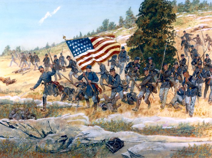 Charge of the 20th Maine