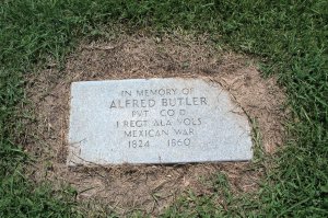 VA grave marker for Alfred Butler