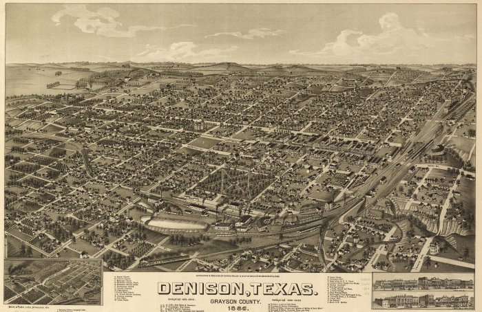 Denison, Texas, 1886