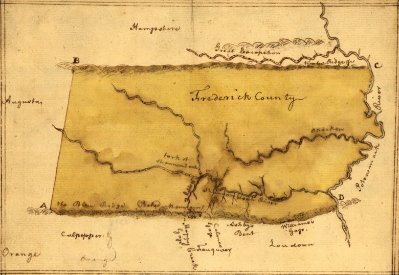 Frederick County, Virginia in 1769