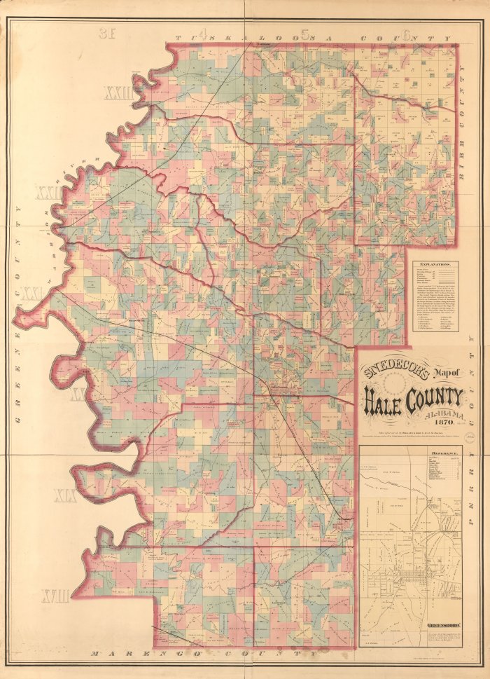 Hale County, Alabama, 1870