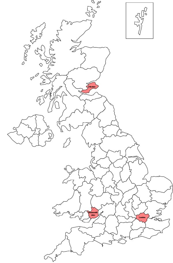 UK Ancestor Map