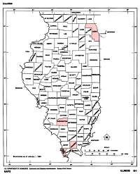 Illinois Ancestors Map