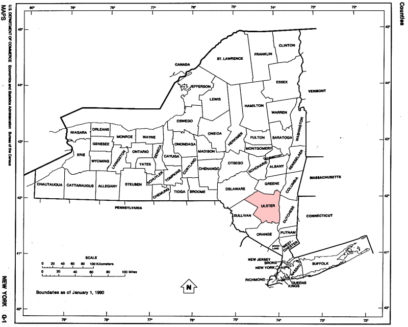 New York Ancestors Map
