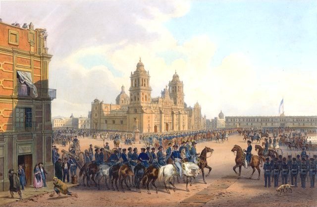Entry of the American army into Mexico City, 1847