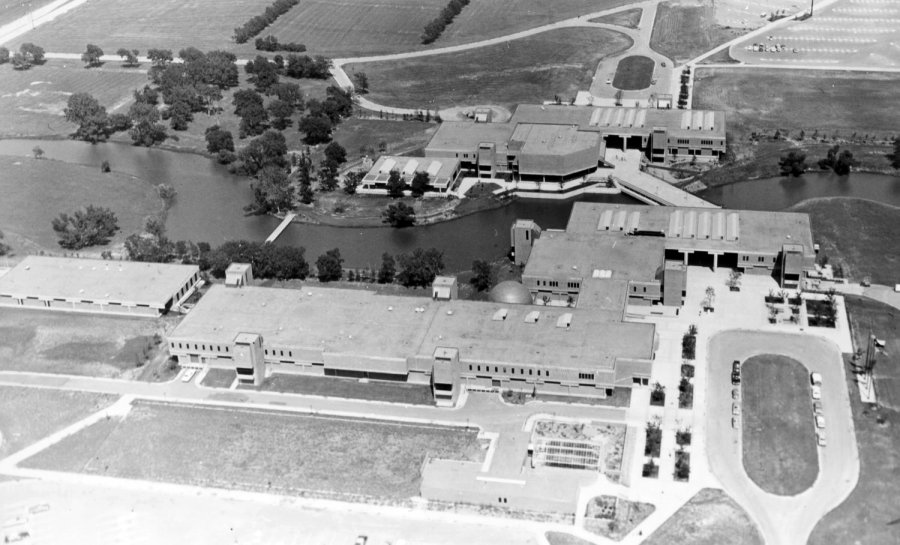 Richland College from the air, 1972