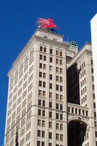 Magnolia Bldg. and Flying Red Horse