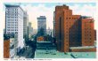 Skyline, Dallas, Texas. Main Street at Left.