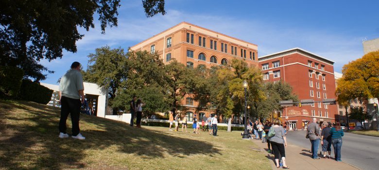 The Grassy Knoll, Dealey Plaza in November 2012