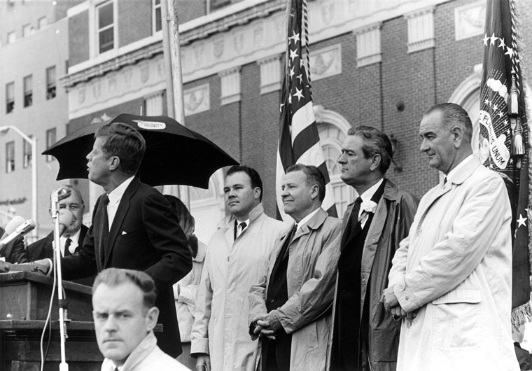 President Kennedy parking lot speech, Fort Worth, Texas, 22 November 1963