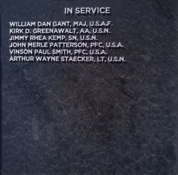 Memorial Park plaque