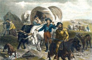 emigrant wagon train