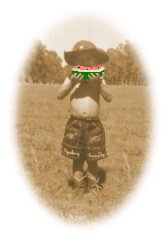This watermelon sure is good!