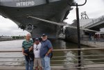 View of Intrepid from Liberty Launch