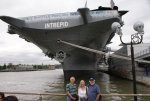 View of Intrepid from Liberty Launch