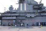 View of Intrepid from Liberty Launch