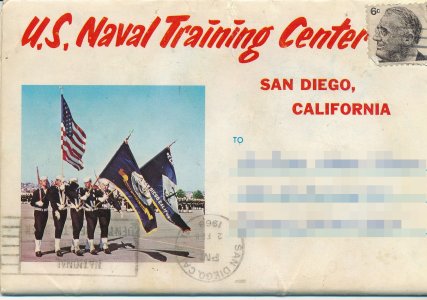 USNTC San Diego postcards