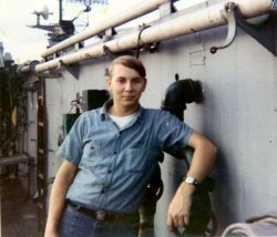 Butler aboard Yorktown, 1969