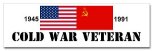 Cold War Veteran Bumper Sticker
