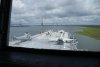 View of flight deck from 'island,' looking forward