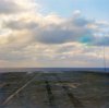 View toward Yorktown bow, flight deck level, at sea, Fall 1969