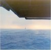 Destroyer escort (probably U.S.S. Ingraham), seen from Yorktown, at sea, Fall 1969