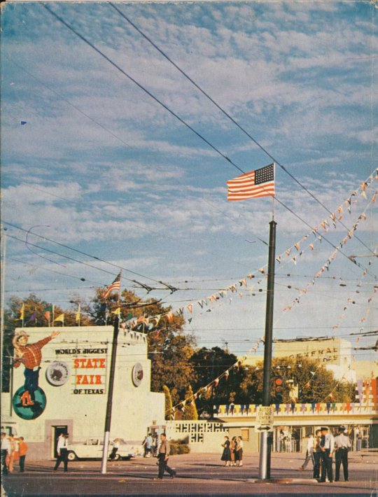 1956 State Fair of Texas Souvenir Booklet back cover