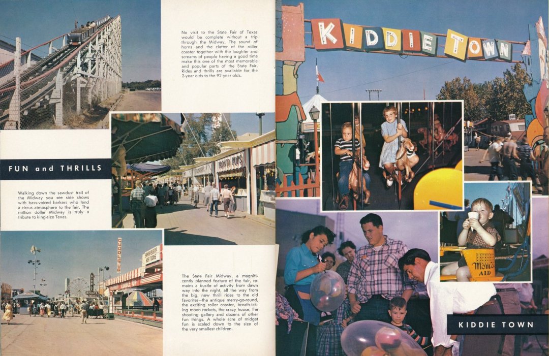 1956 State Fair of Texas Souvenir Booklet pp17-18