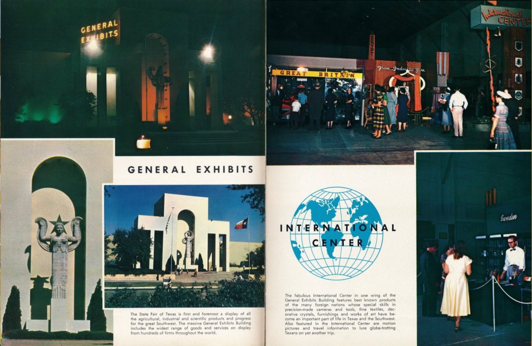 1956 State Fair of Texas Souvenir Booklet pp3-4