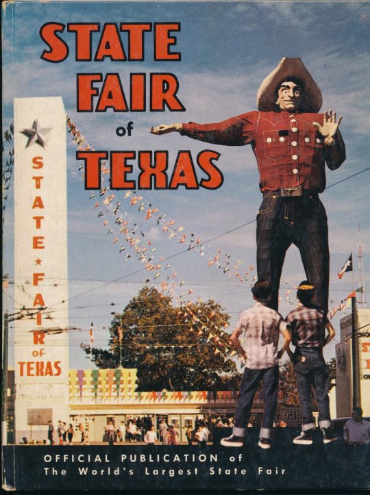 1956 State Fair of Texas Souvenir Booklet front cover