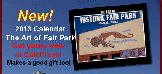 Get your new 2013 Art of Fair Park calendar today!