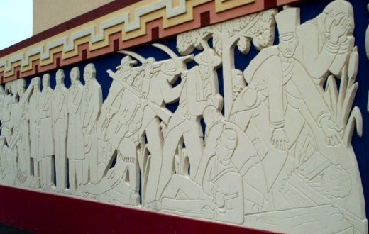 Tower Building frieze, North panel 3