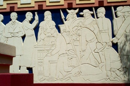 Tower Building frieze, North panel 3