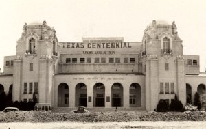 Texas Centennial Exposition buildings under construction