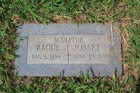 Grave of Raoul Jean Josset, Calvary Hill Cemetery, Dallas, Texas