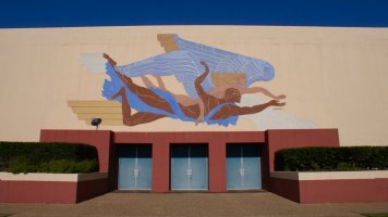 'Speed,' bas relief by Pierre Bourdelle