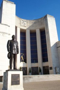Texas Hall of State Portico Tejas