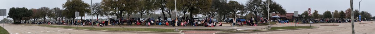 2025 Christmas Parade Panorama (just before the parade started)