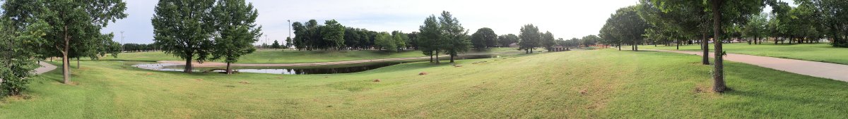 Park Panorama taken from bench near east parking lot