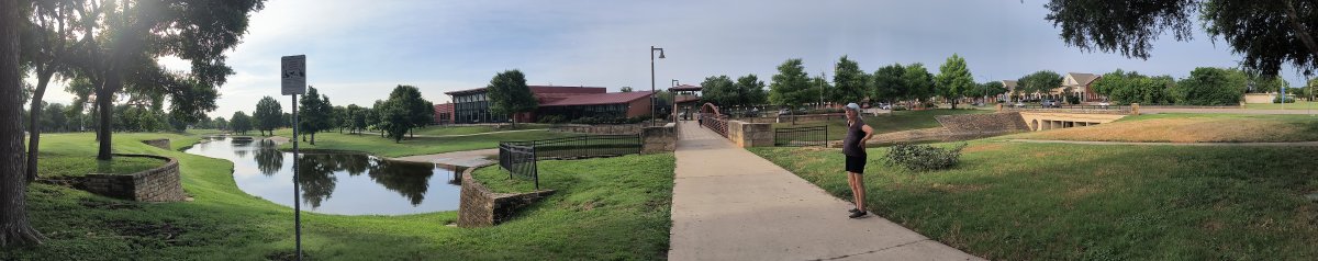 Park Panorama taken from bench near east parking lot