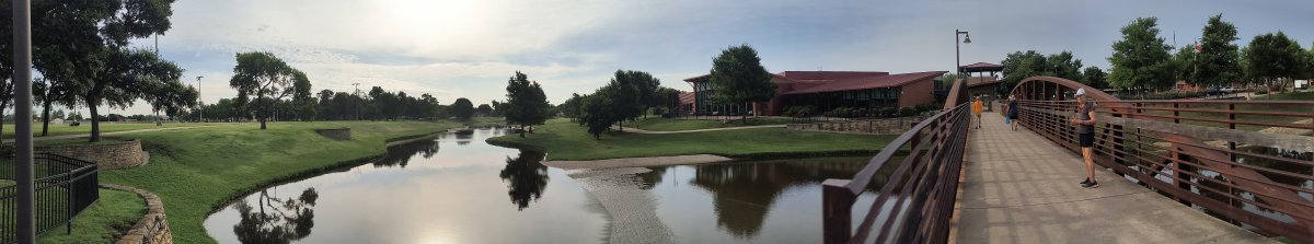 Park Panorama taken from bench near east parking lot