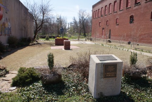 Woody Guthrie statue park, Okemah, Oklahoma