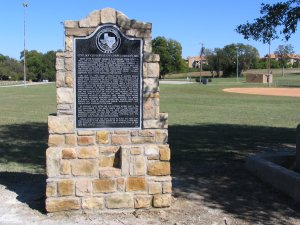 CCC Marker and Baseball Diamonds