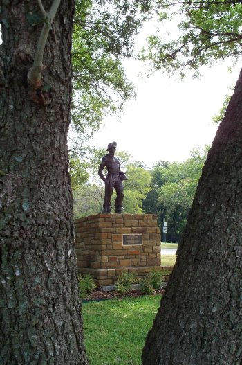 CCC Worker Statue