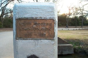 WPA Bridge Plaque